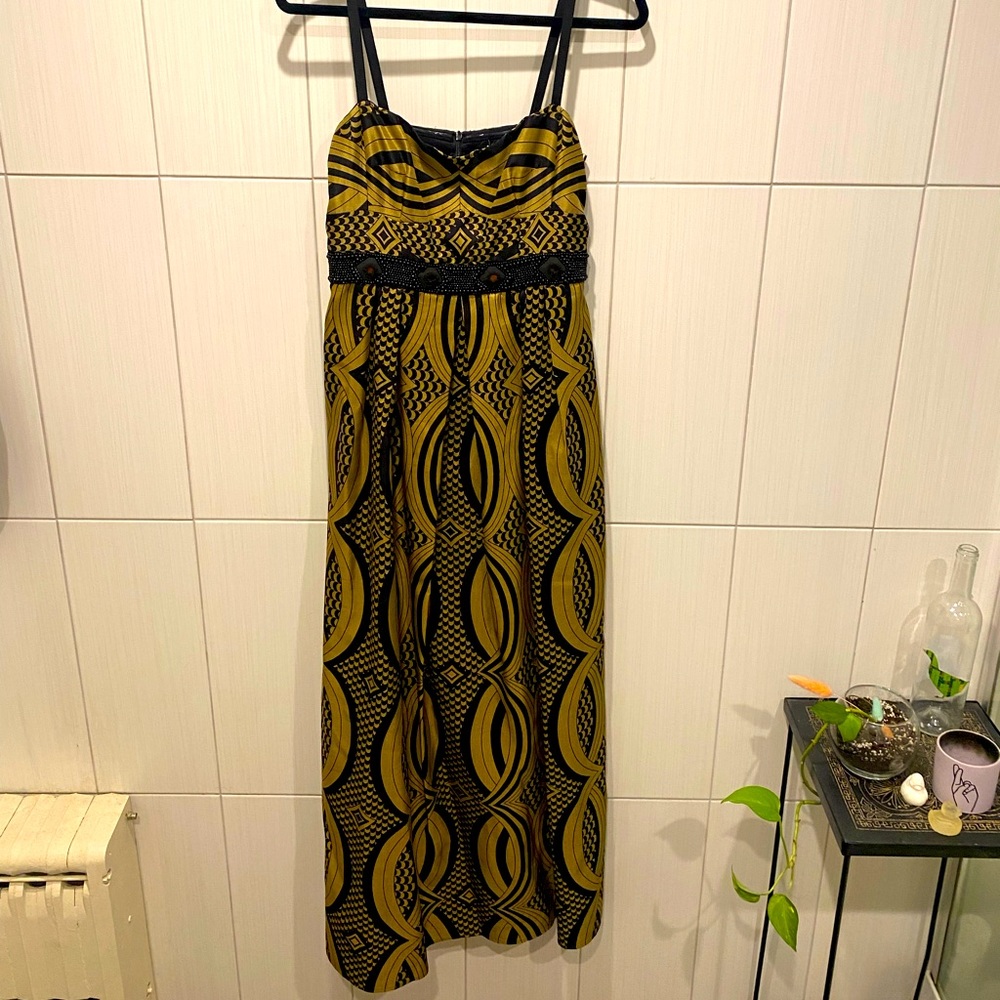Beautiful Nanette Lepore strapless maxi gown